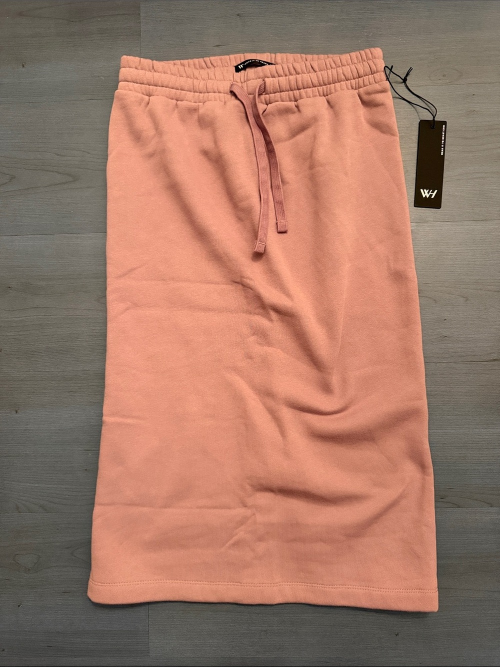 Lavendar Drawstring Midi Skirt